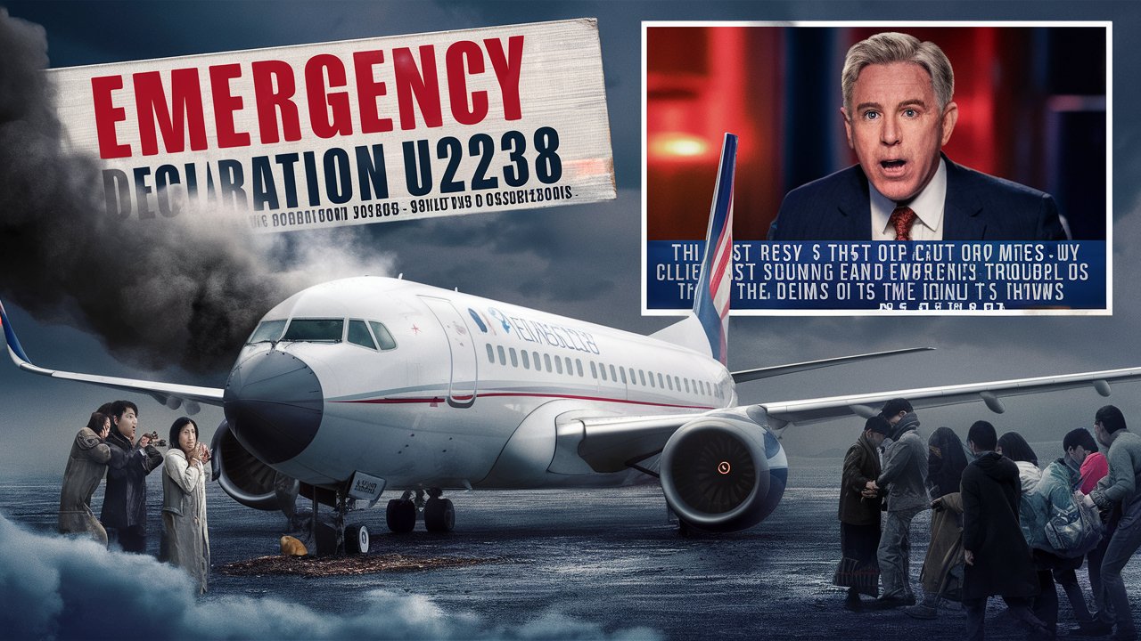 flight u22238 emergency declaration