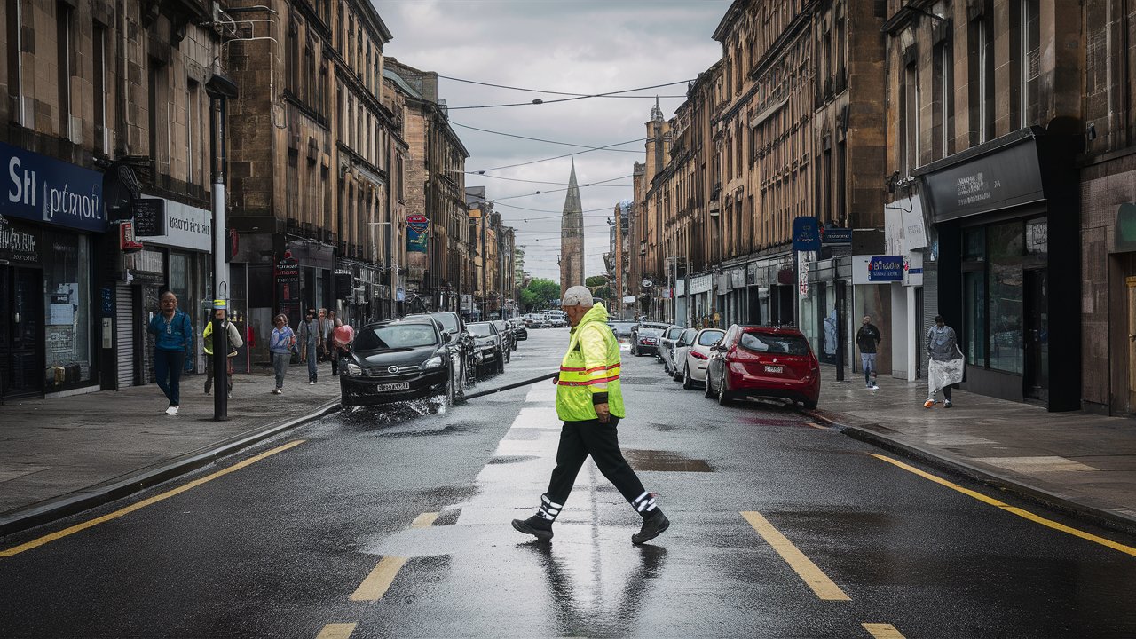 glasgow water main break shettleston road