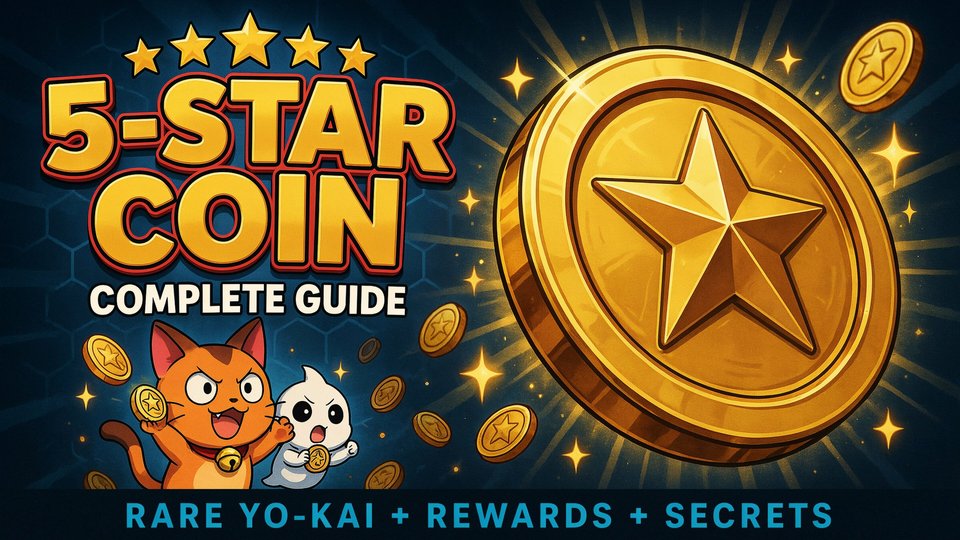 5 star coin yokai watch