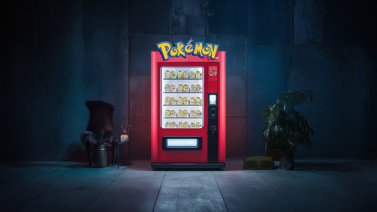pokemon vending machine